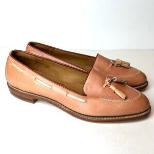 Allen Edmonds Women's Tassel Leather Loafers Tan Size 6.5
